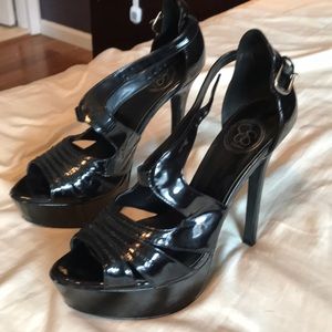 Jessica Simpson Patent Leather Platform Heels